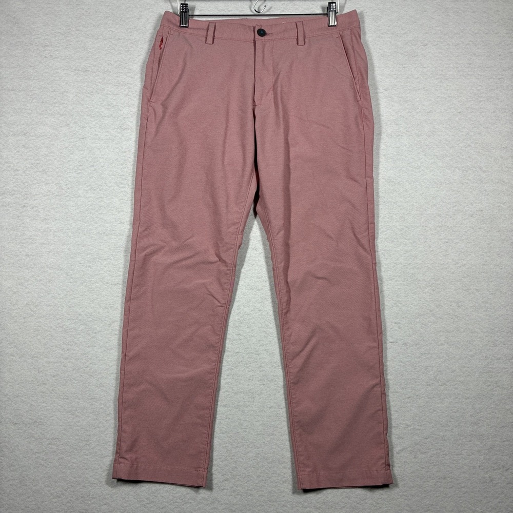 Tommy Bahama Light Pink Pants Mens 32x30 Island Zone Performance Oxford Golf